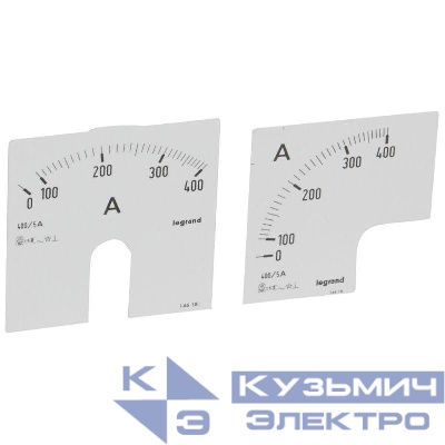 Шкала к амперметру 0-400А Leg 014618