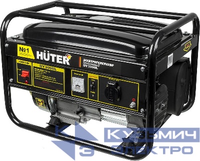 Бензогенератор DY3000L 1ф 2500Вт ручной стартер HUTER 64/1/4