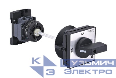 Выключатель-разъединитель 3п 20А IP20 с черн. выносн. рукоят. на дин-рейке/плате SE MSD20340B