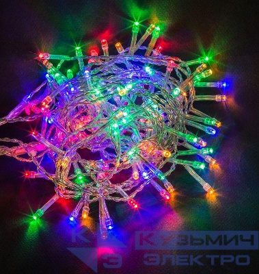 Гирлянда светодиодная 80 667 NGF-S01-100RGBY-5-6.5m-230-C8-TR-IP20 Navigator 80667