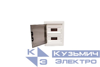 Корпус щита распределительного для модульного оборудования 24M(12х2) встраив. прозр. дверца Cetinkaya Pano CP10924