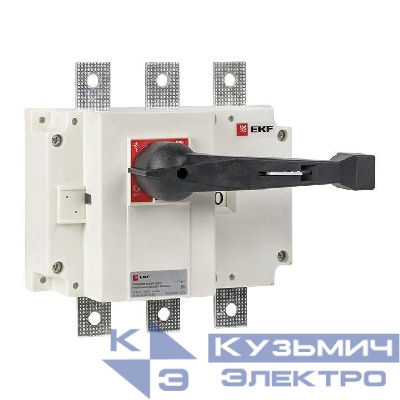 Рубильник-выключатель 3п 400А с рукояткой управления для прямой установки PowerSwitch PROxima EKF psds-400-3