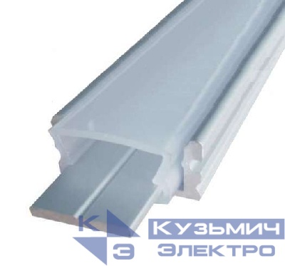 Профиль PAL 1808 L2000 IP65 влагозащ. мат. рассеив. в компл. JazzWay 1037480