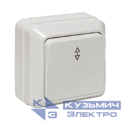 Переключатель проходной 1-кл. ОП Рим 10А IP20 бел. EKF ENV10-025-10