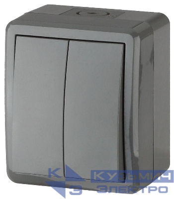 Выключатель 2-кл. ОП Эра Эксперт 10А IP54 11-1404-03 250В 10AX сер. Эра Б0020676