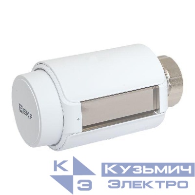 Терморегулятор умный для радиатора отопления (термоголовка) Zigbee Connect EKF ett-8