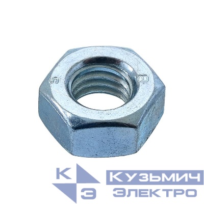 Гайка шестигранная М12 DIN 934 класс прочн. 5.8. цинк. пакет (уп.60шт) СТРОЙМЕТИЗ UTORM3030078