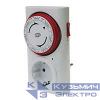 Таймер недельный мех. с заземл. 3.5кВт Duwi 05163 3
