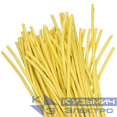 Трубка термоусадочная ТУТ нг 8/4 желт. 1м (уп.50м) PROxima EKF tut-8-y-1m