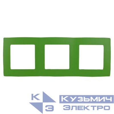 Рамка 3-м 12-5003-27 зел. ЭРА Б0019410