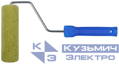 Валик полиакриловый "миди" диам. 28/52мм ворс 12мм 150мм зел. FIT 02632