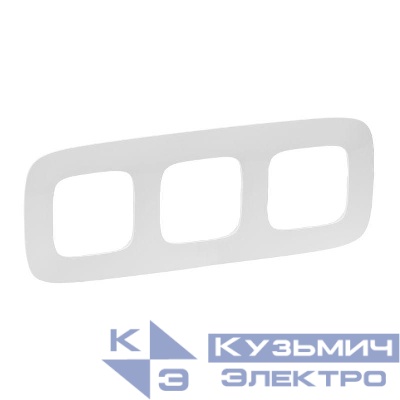 Рамка 3-м Valena Allure универсальная бел. Leg 754303