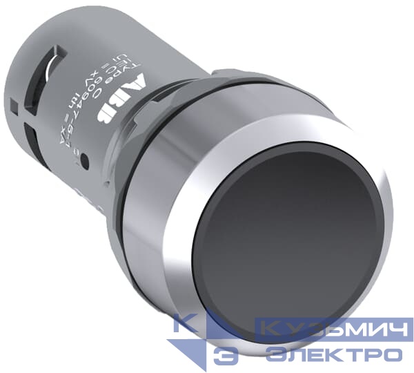 Кнопка CP1-30B-10 черная без фиксации 1HO 1SFA619100R3076