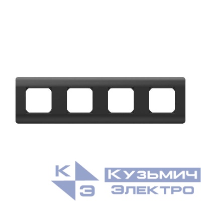 Рамка 4-м NEW3-E универс. черн. CHINT 431498