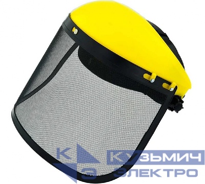 Diamond Industrial Защитный щиток лицевой откидной с оголовком и стальной сеткой Diamond Industrial DIDSHZM