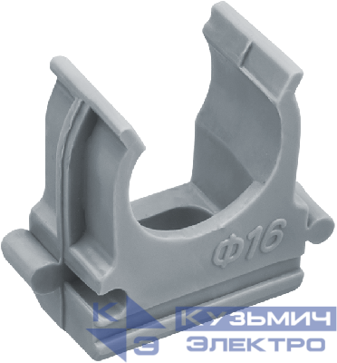 Держатель для труб (клипса) d16мм 61 228 NCR-T-16-B100 с защелкой (уп.100шт) NAVIGATOR 61228