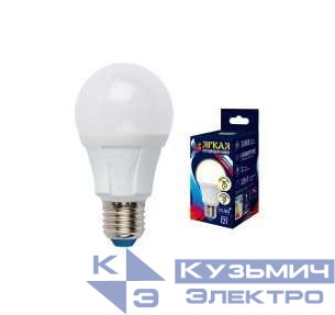 Лампа LED-А60 8Вт/NW/E27/FR PLP01WH картон Uniel UL-00001523