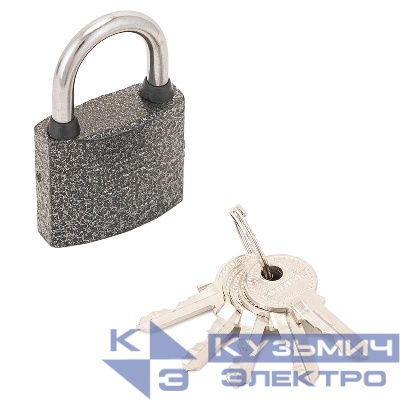 Замок навесной ВС1Ч-340 d5мм полимер 5кл. Аллюр 1 405