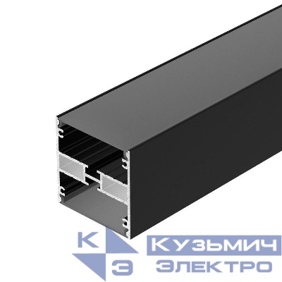 Профиль LINE-5050-DUAL-3000 ANOD BLACK L3000 алюм. Arlight 047487