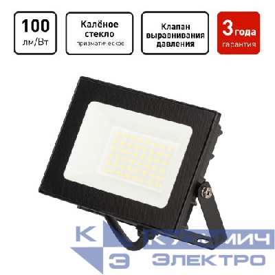 Прожектор светодиодный PRO LPR-062-0-65K-030 30Вт 6500К 3000лм IP65 призма Эра Б0064687
