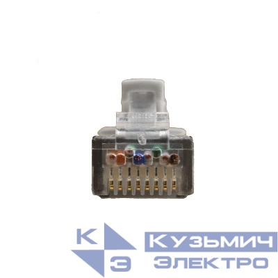 Патч-корд FTP 6 4х2 24AWG (7х0.2мм) Cu LSZH 3м сер. SUPRLAN 10-0708