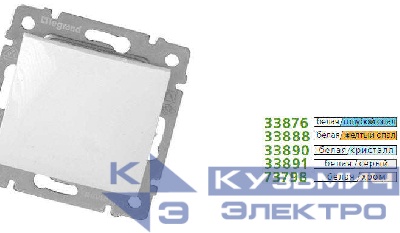 Рамка 1-м Valena бел./гол. опал Leg 774471