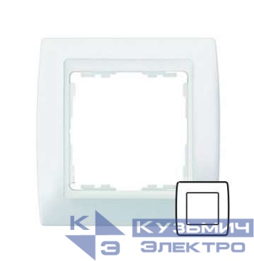 Рамка 1-м Simon82 бел./бел. Simon 82610-30