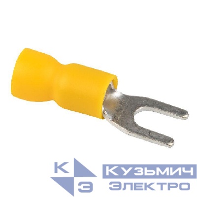 Наконечник вилочный изол. НВИ 6.0-6 (уп.50шт) EKF nvi-5.5-6n