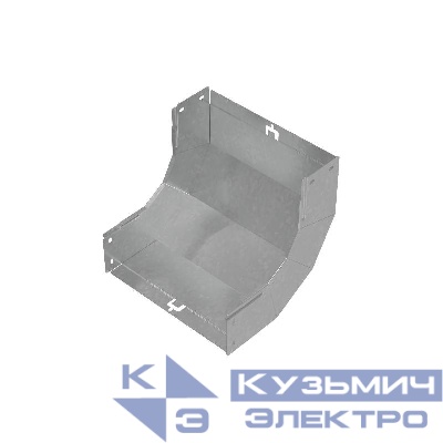 Угол для лотка вертикальный внутренний 90град. 300х100 сталь 1мм "ПЛЮС" NLplus90-100-300 КМ PL0487