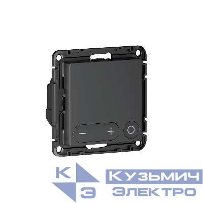 Термостат программируемый для электрического теплого пола AtlasDesign Smart 16А Zigbee механизм черн. SE ATN001038Z