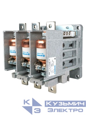 Контактор вакуумный КВТ-1.14-2.5/250-3 У3 3п 250А кат. 220В AC 4НО+3НЗ IP00 без реле Электротехник ET557368