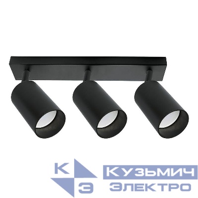 Светильник ML203 настен./потолочн. под лампу GU10 черн. FERON 41065