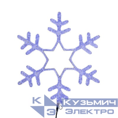Фигура светодиодная "Снежинка LED" 55х55см LED син. 25Вт 220В IP65 Neon-Night 501-335