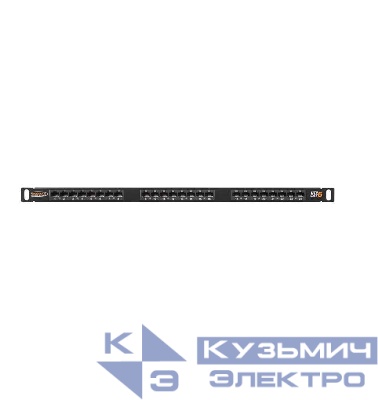 Патч-панель 19дюйм 0.5U 24 порта кат.6 (класс E) 250МГц RJ45/8P8C 110/KRONE T568A/B неэкран. с органайзером черн. NIKOMAX NMC-RP24UE2-HU-BK