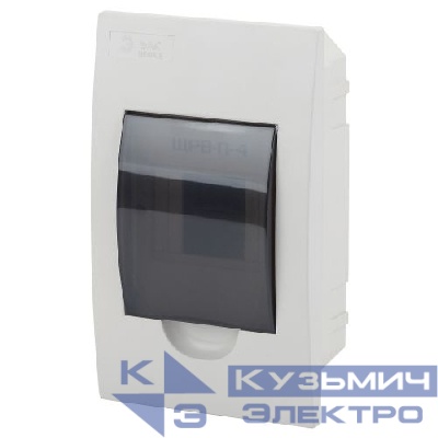 Бокс ЩРВ-П-4 мод. встраив. пластик IP41 SIMPLE NO-box_simple-plastic_4_flush ЭРА Б0041509