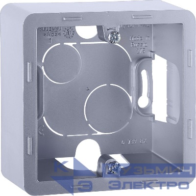 Коробка 1-м ОП Inspiria алюм. IEK 673982