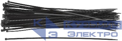 Хомут для проводов 400х4.8мм нейлон. черн. (уп.50шт) FIT 60398