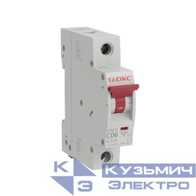 Выключатель автоматический модульный 1п C 6А 4.5кА MB63 YON MB63S-1PC06