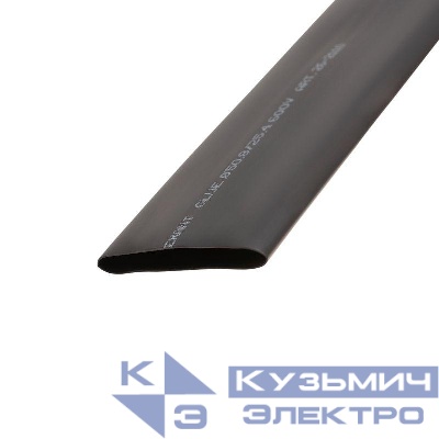 Трубка термоусадочная двустенная клеевая 50.8/25.4 (2:1) черн. 1м (уп.2шт) Rexant 26-2110