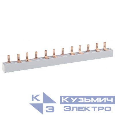 Шина соединительная типа PIN для 4-ф нагр. 63А 54мод. NO-222-09 ЭРА Б0033385