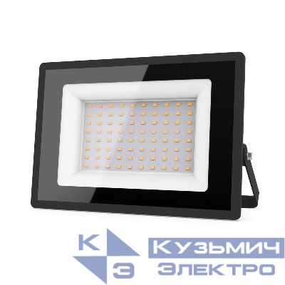 Прожектор светодиодный Elementary 70Вт 3000К IP65 6290лм 175-265В ДО черн. GAUSS 613527170