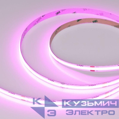 Лента светодиодная COB-X480-8mm 24V Magenta 8Вт/м IP20 (уп.5м) Arlight 047741