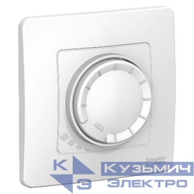 Светорегулятор поворотно-нажимной универсальный СП Blanca 400Вт бел. SE BLNSS040011