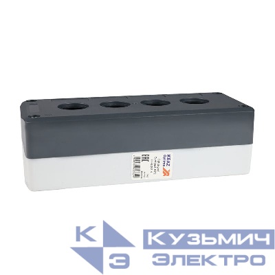 Корпус кнопочного поста OptiSignal Compact D22 С7-BD67-4 4 отв. IP67 XALD04 КЭАЗ 362236