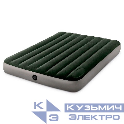 Матрас надувной 137х191х25см+встр. ножной насос (64762) INTEX 6941057418469