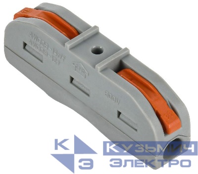 Клемма строительно-монтажная СМК 222-4111 (уп.4шт) IEK UKZ20-4111-004