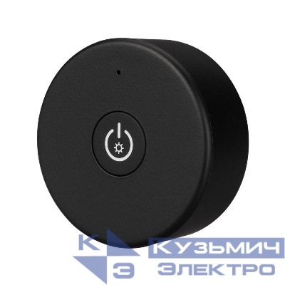 Панель Knob SMART-P87-DIM Black (3В 1 зона 2.4G) (IP20 пластик) Arlight 028334