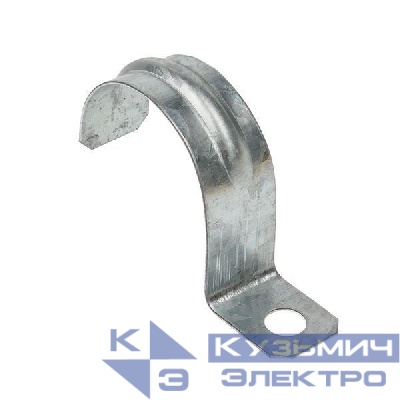 Скоба крепежная однолапковая d38-40мм метал. EKF sm-1-38-40