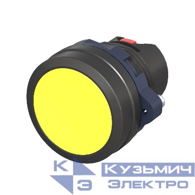 Головка кнопки плоская без фиксации желт. DKC M22P-FMYP