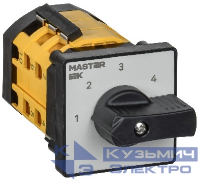 Переключатель кулачковый 10А (сх. 84) стандартная рукоятка IEK MI-CS10-010-084